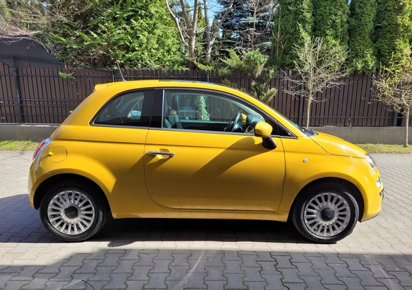 zachodniopomorskie Fiat 500 cena 33999 przebieg: 79763, rok produkcji 2014 z Warszawa